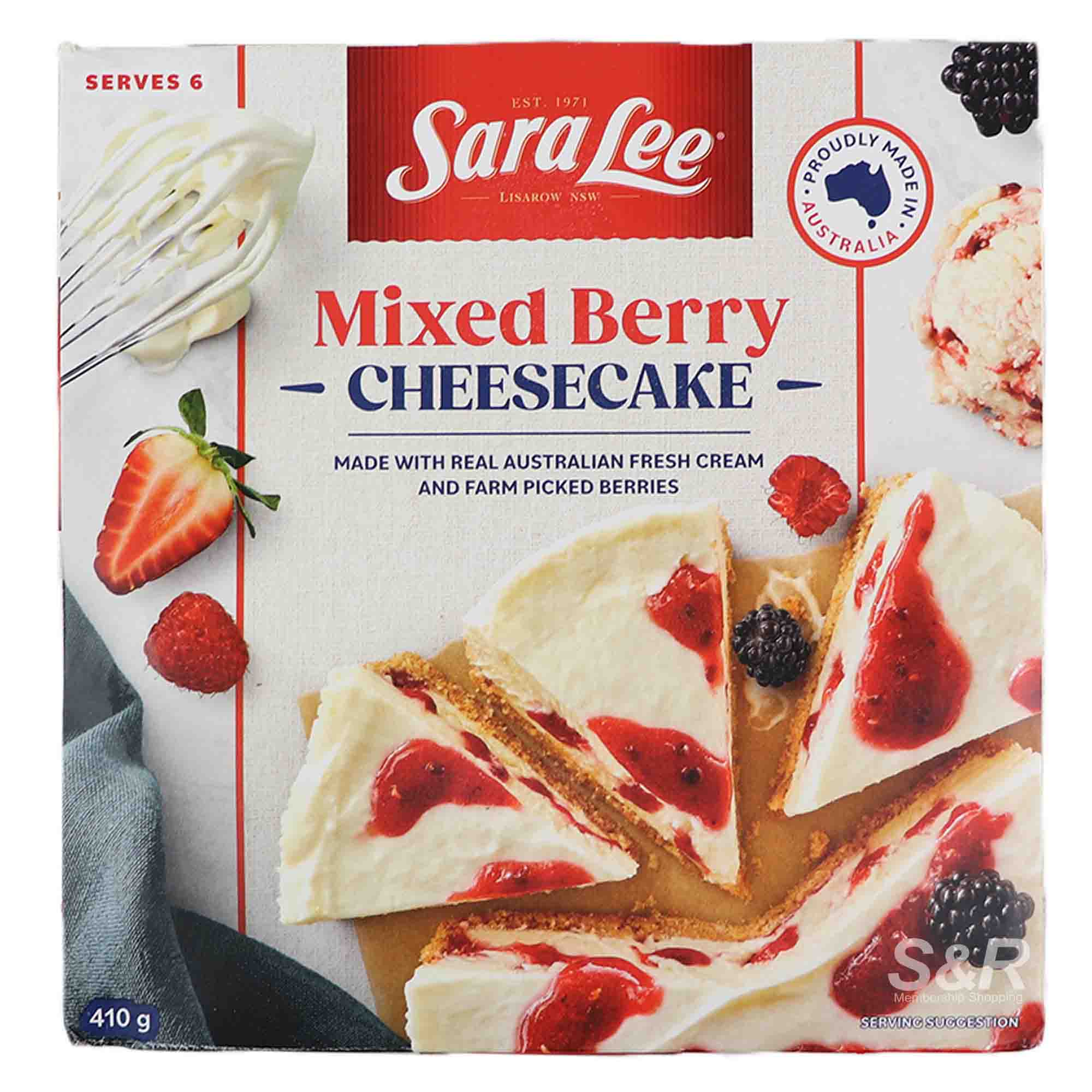 Sara Lee Mixed Berry Cheesecake 410g Sara Lee Mixed Berry Cheesecake 410g